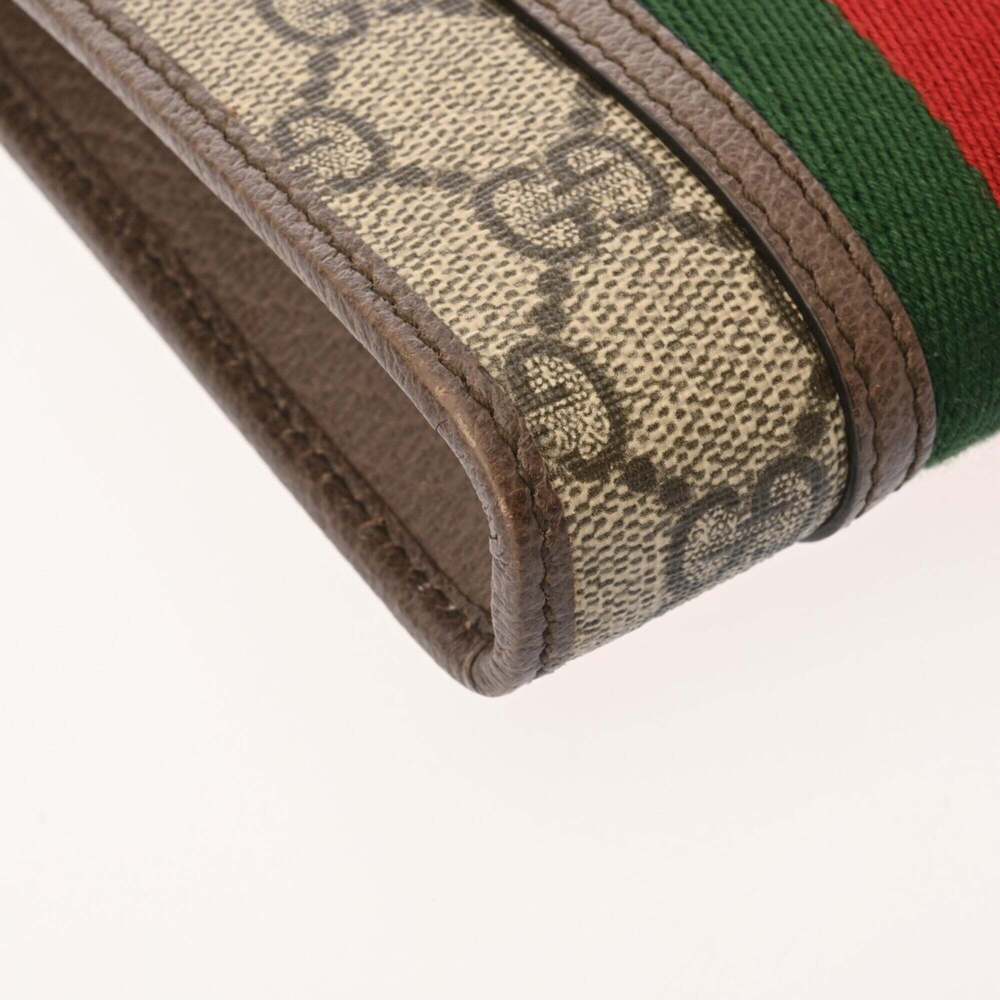 GUCCI Brown Canvas Shoulder Bag - Picture 7 of 11